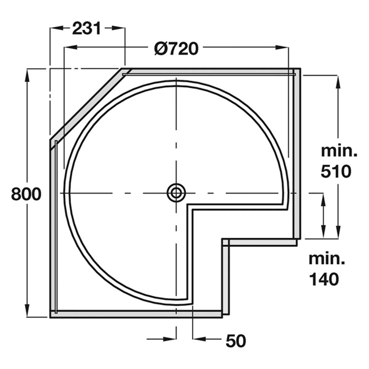 NINKA ¾CIRCLE CSEL 667-713 800 WHI - Image 2