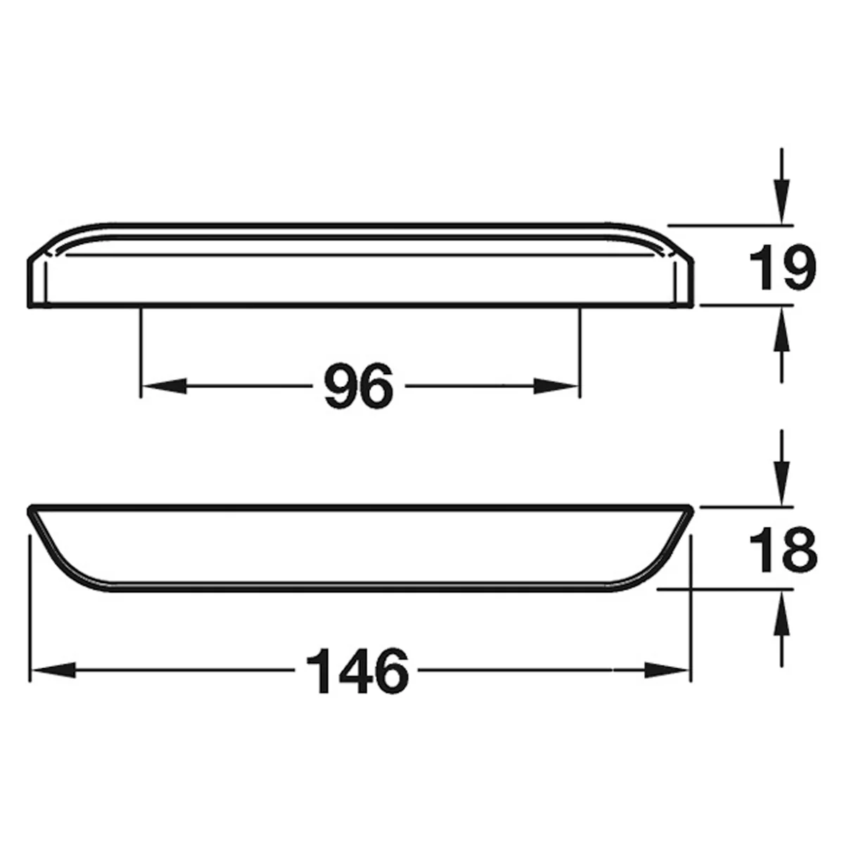 OXFORD PULL HANDLE 96HC ZA/PCP - Image 2