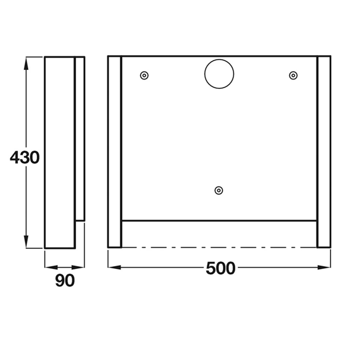 PBA DROP SEAT FIXTURE BRICK 500 GLV - Image 2