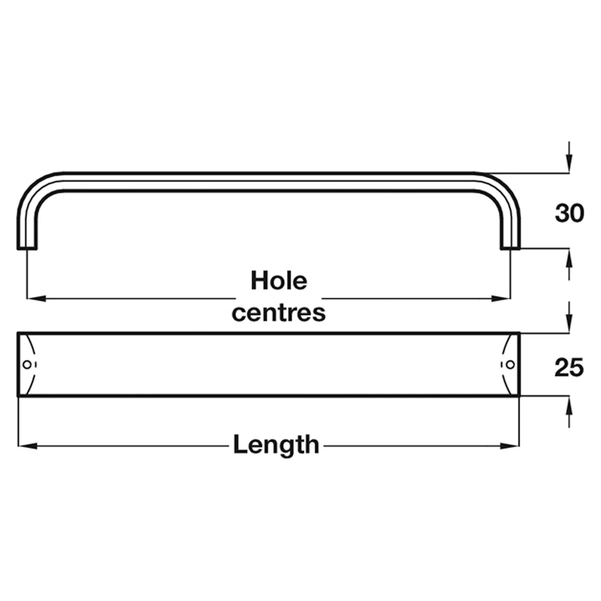 PEMBRIDGE D HANDLE 192HC ALU/BNI - Image 2