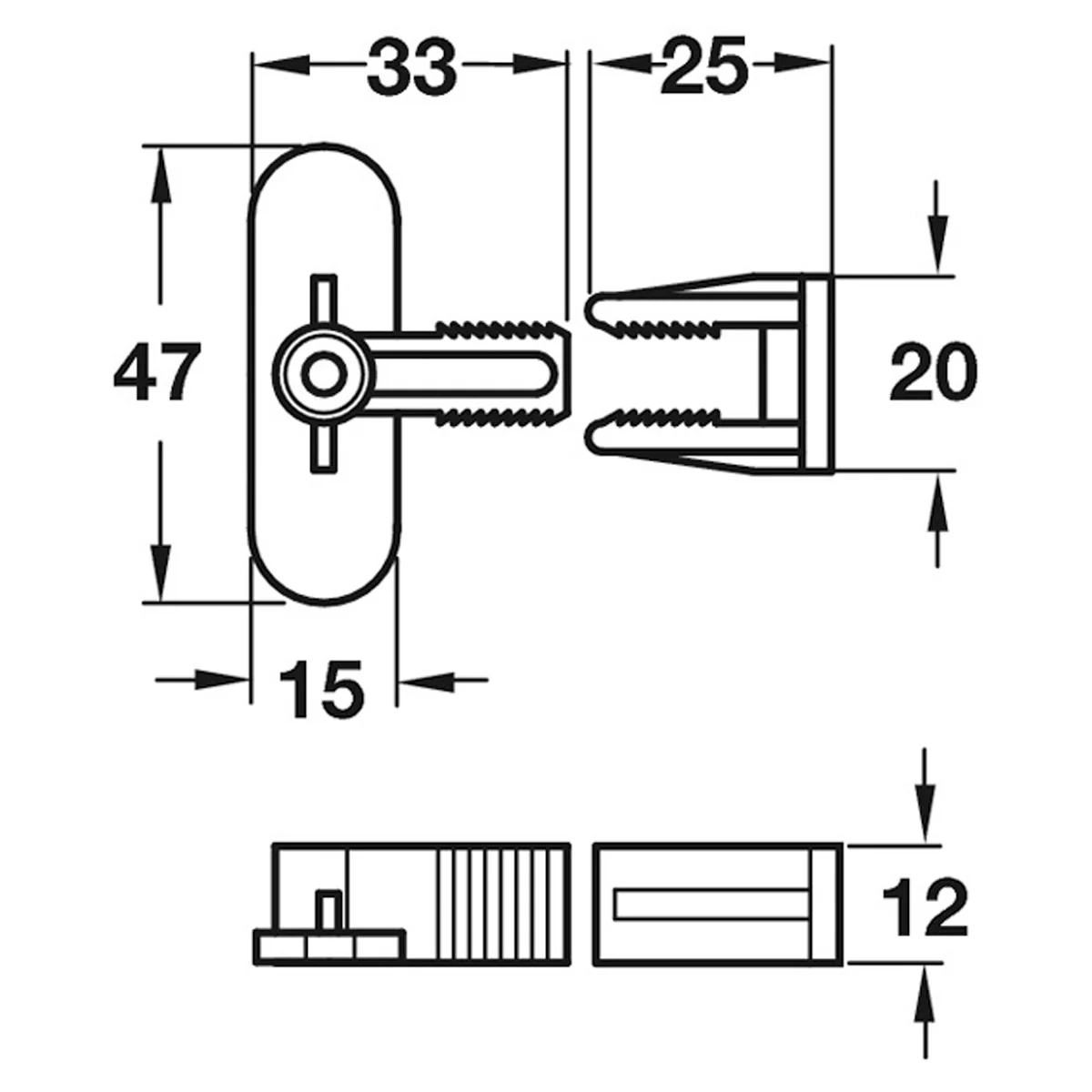PERMAFIX BLOCK SCREW FIX PL/CWH - Image 2