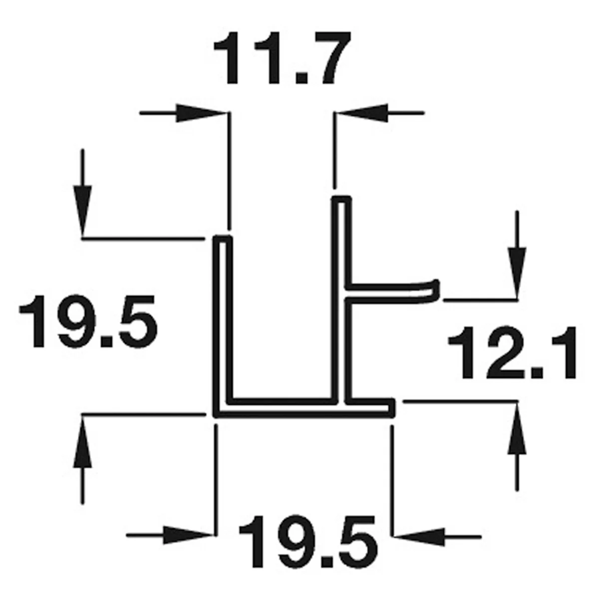 PLINTH CONNECTOR 90deg OR END 150 SAA - Image 2