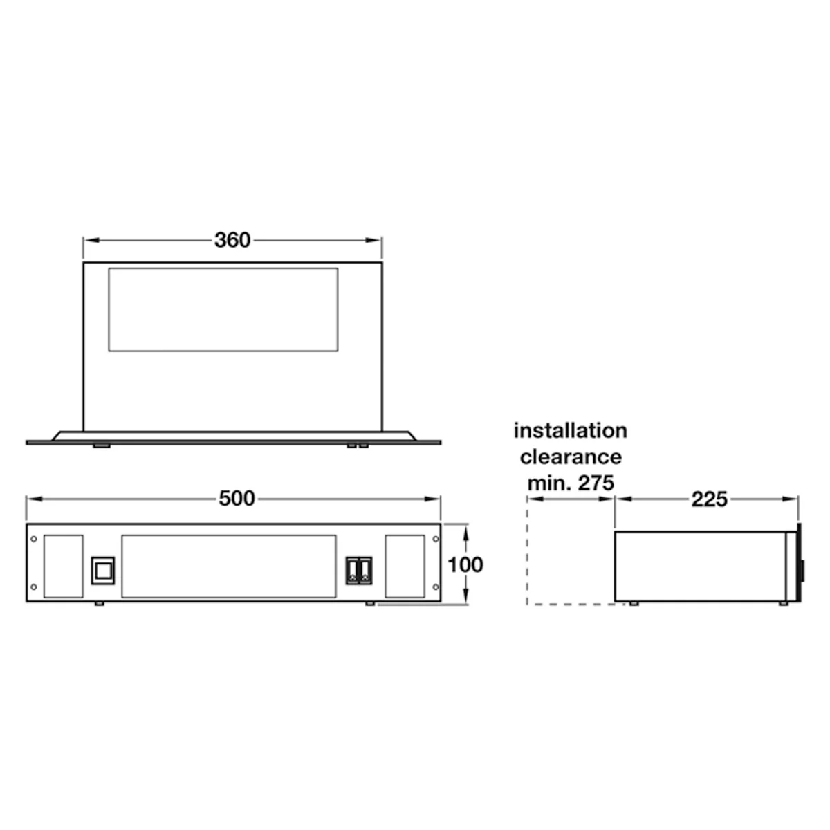 PLINTH HEATER 240V/2KW STST - Image 2