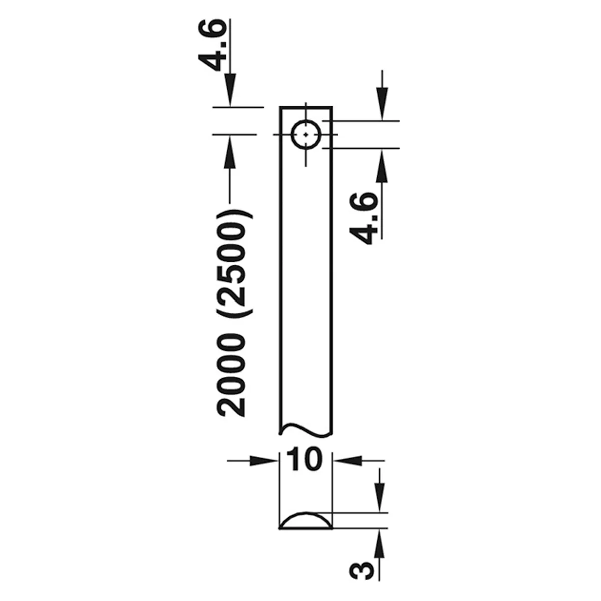 PROFILE ROD SOLID PROF 2500 ST/ZP - Image 2