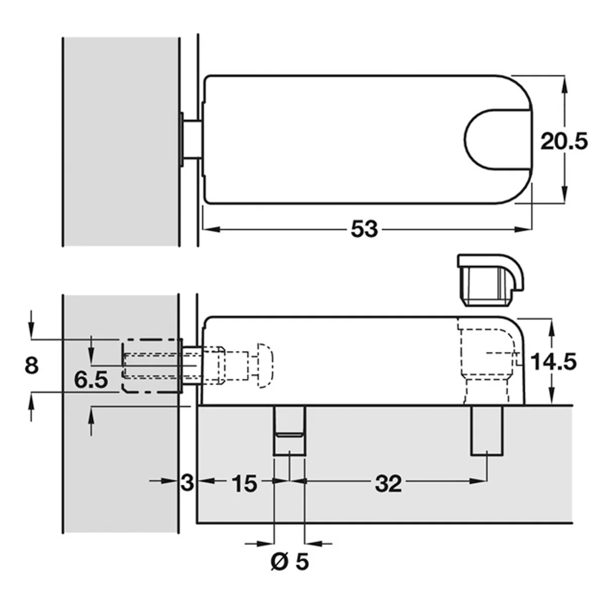 PUSH CATCH SET 53x20.5x14.5 PL/GRY - Image 2