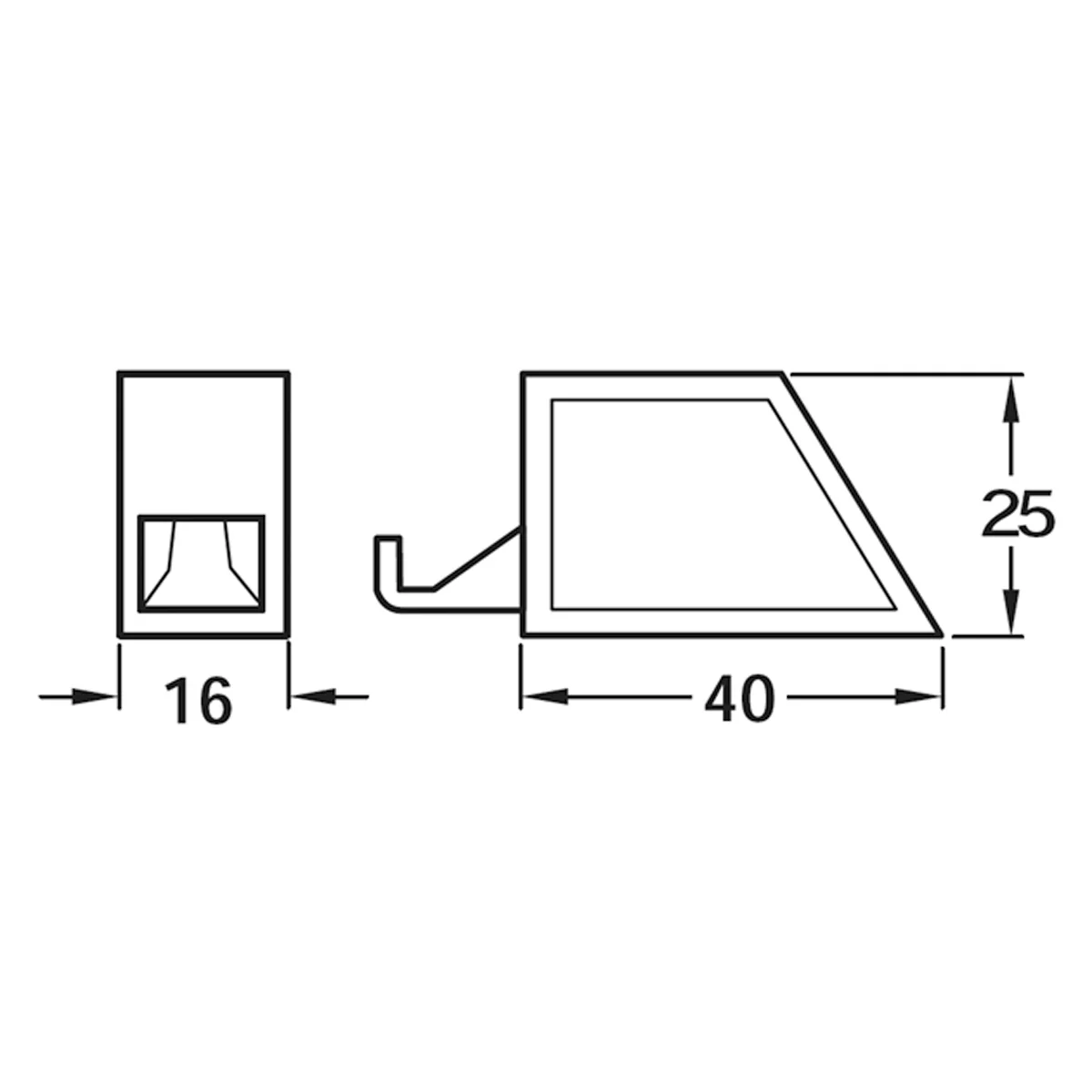 PUSH DOOR CATCH 40x25x16 CATCH - Image 2