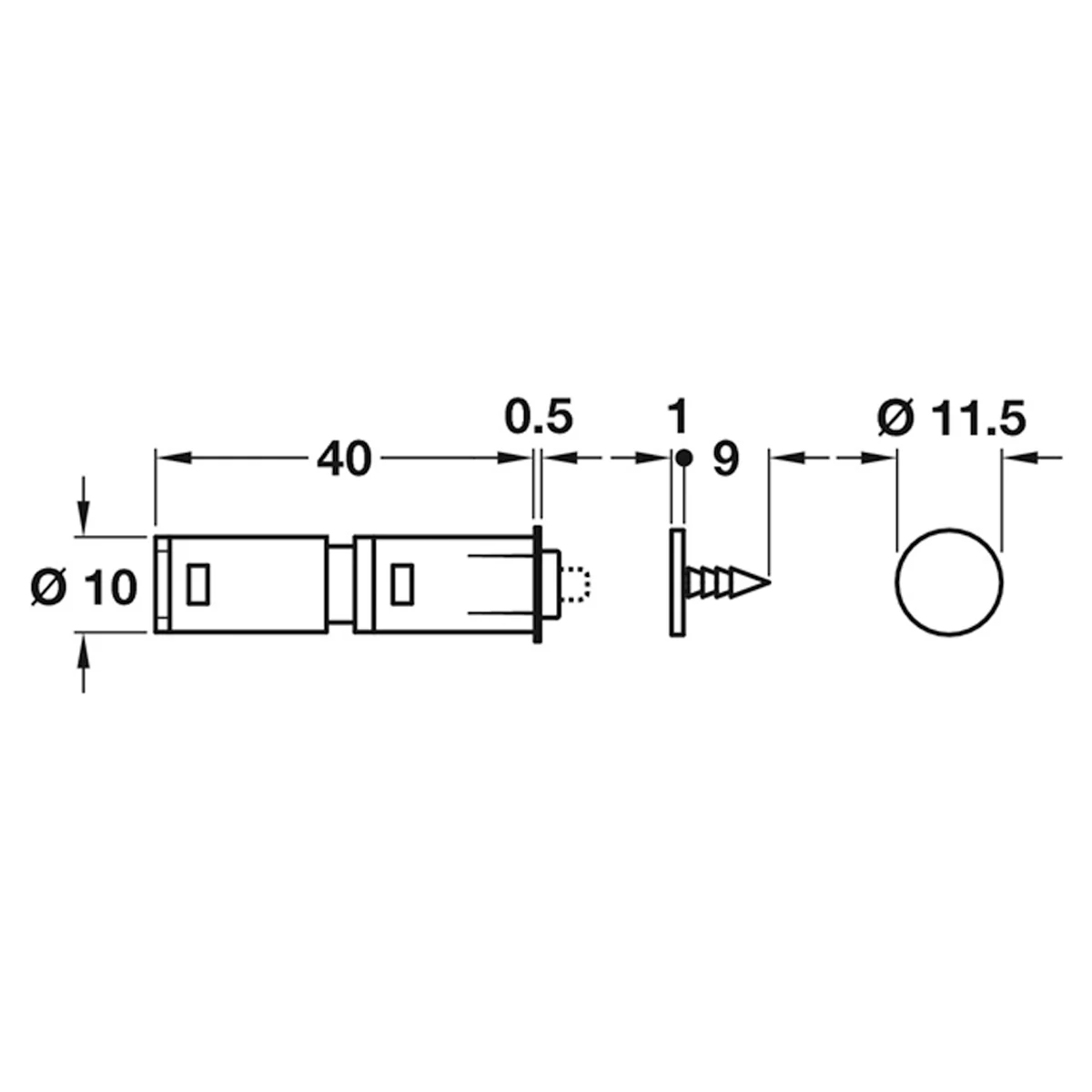 PUSH MAGNETIC CATCH+PL KNOCK - Image 2
