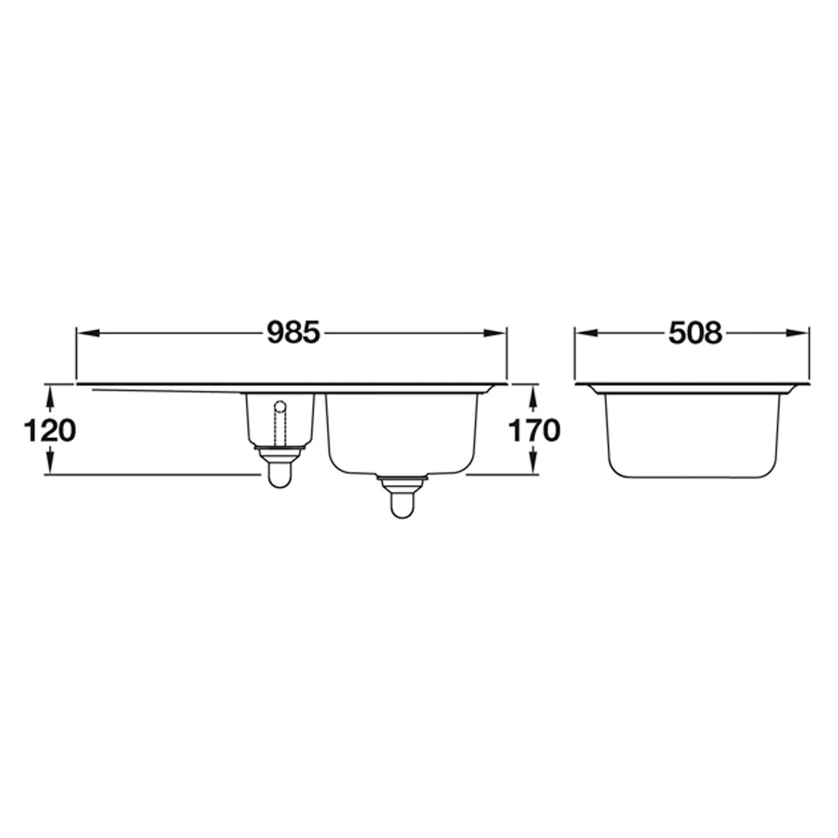 RMASTER OAKLAND 1½SINK 985x508 LH - Image 2