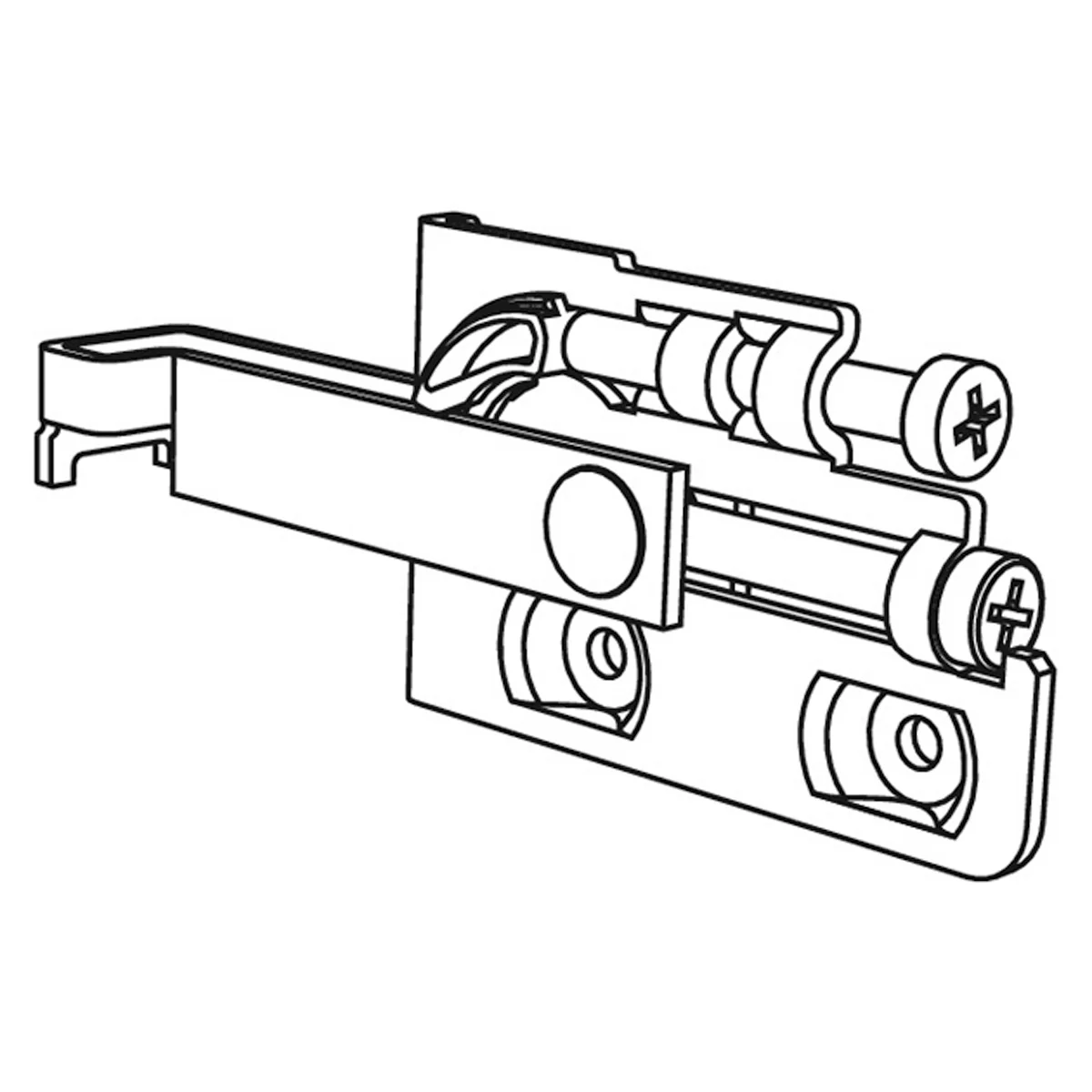 SCARPI-4 CABINET HANGER LH ZP - Image 2