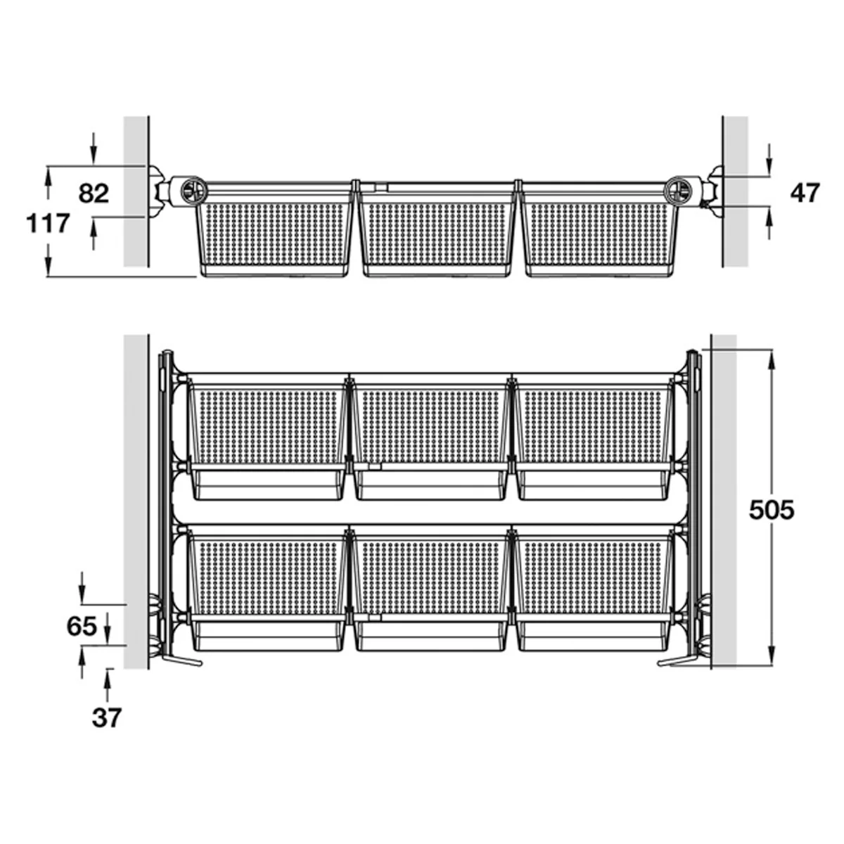 SERVETTO PLS6 SHOETRAY 900-1000 WHI - Image 2