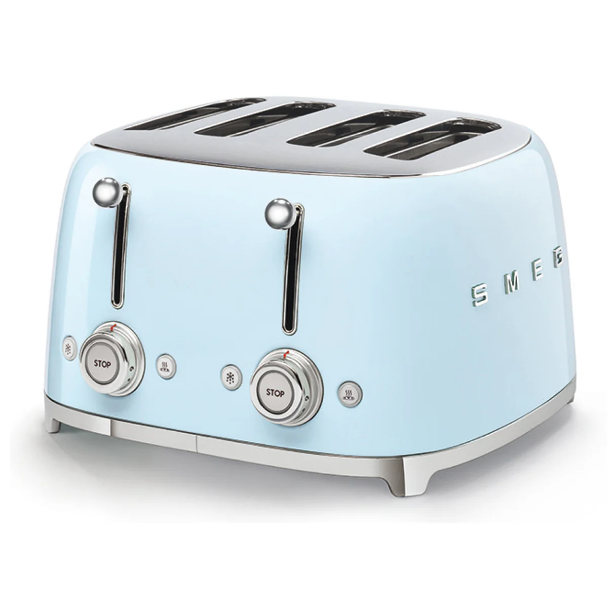 SMEG TSF03 4SLICE WIDE TOASTER PASTEL BLUE - Image 2