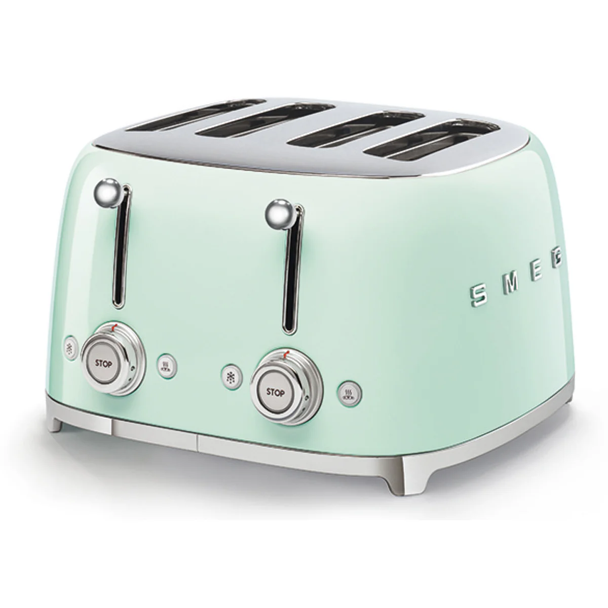 SMEG TSF03 4SLICE WIDE TOASTER PASTEL GREEN - Image 2