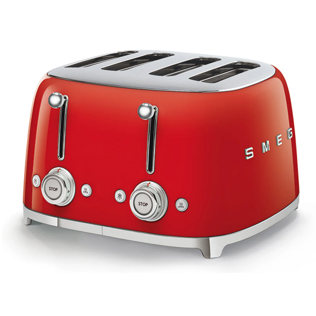 SMEG TSF03 4SLICE WIDE TOASTER RED - Image 2