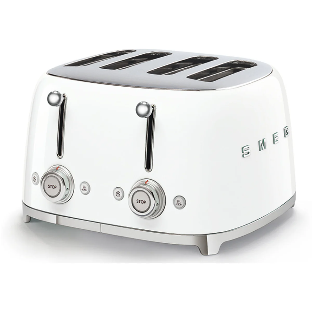 SMEG TSF03 4SLICE WIDE TOASTER WHITE - Image 2