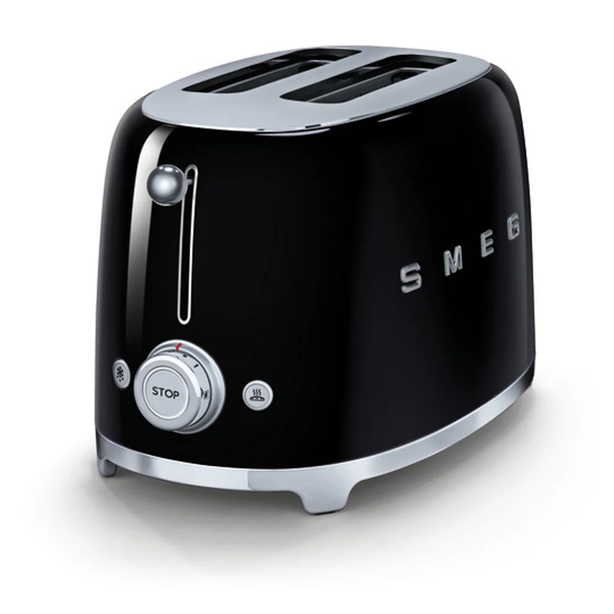 SMEG TSF01 2SLICE WIDE TOASTER BLACK - Image 2