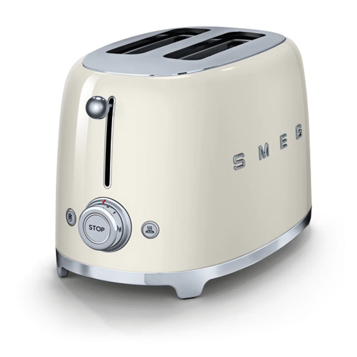 SMEG TSF01 2SLICE WIDE TOASTER CREAM - Image 2