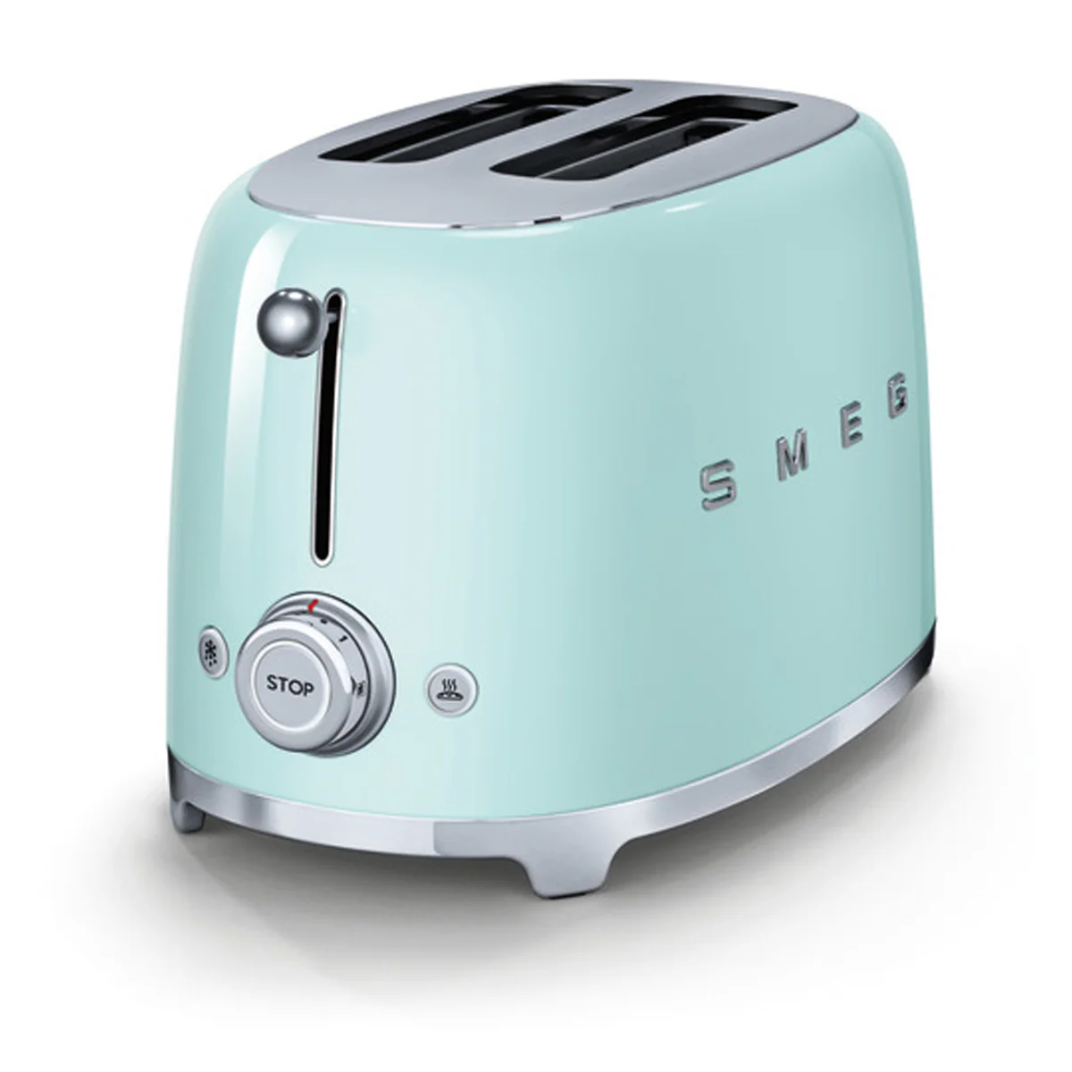 SMEG TSF01 2SLICE WIDE TOASTER PASTEL GREEN - Image 2