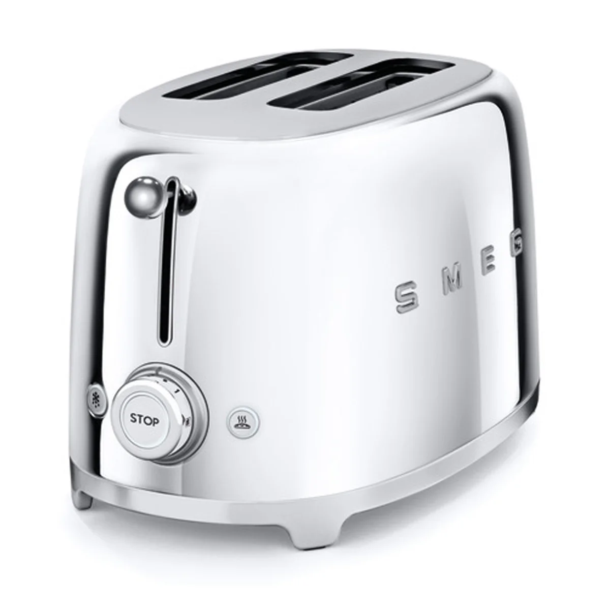 SMEG TSF01 2SLICE WIDE TOASTER CHROME - Image 2