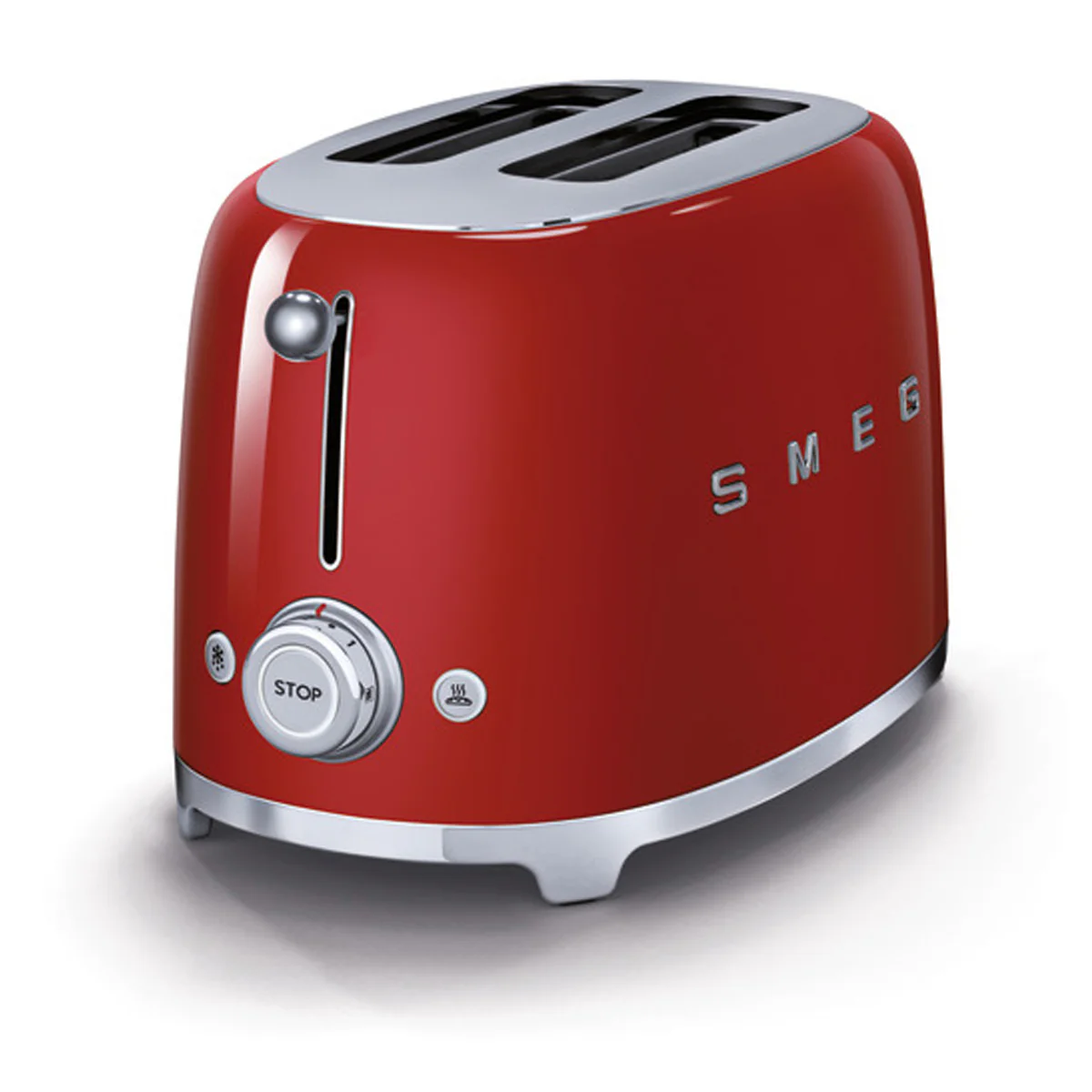 SMEG TSF01 2SLICE WIDE TOASTER RED - Image 2