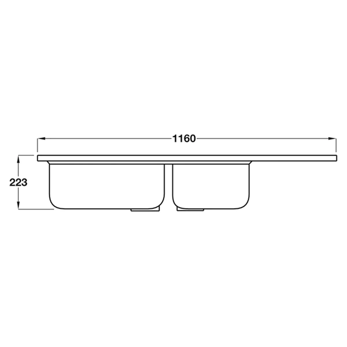 SMEG ALBA LG116 2.0 SINK RH BSS - Image 2