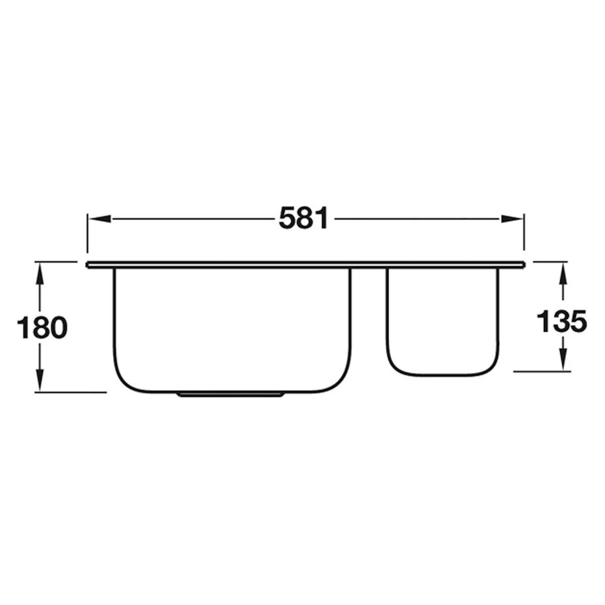 SMEG ALBA UM3416-1 1.5 SINK BSS - Image 2