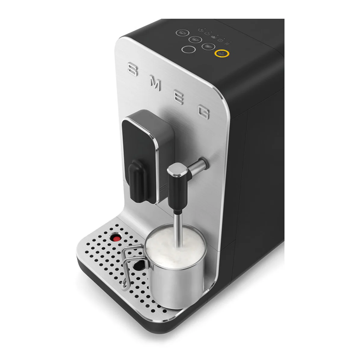 SMEG BCC12 50's AUTO COFFEE MACHINE+WAND MATTE BLACK - Image 2