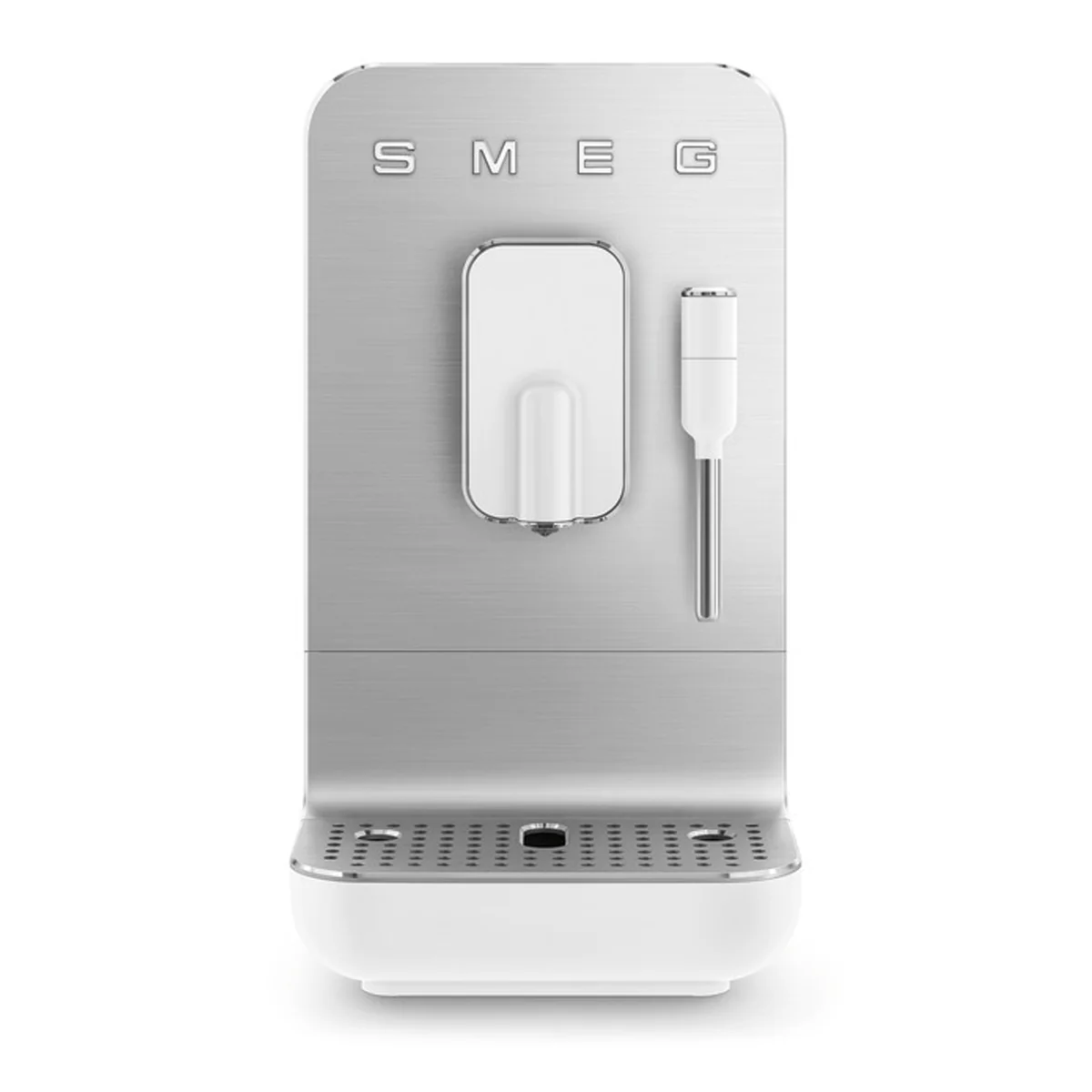 SMEG BCC12 50's AUTO COFFEE MACHINE+WAND MATTE WHITE