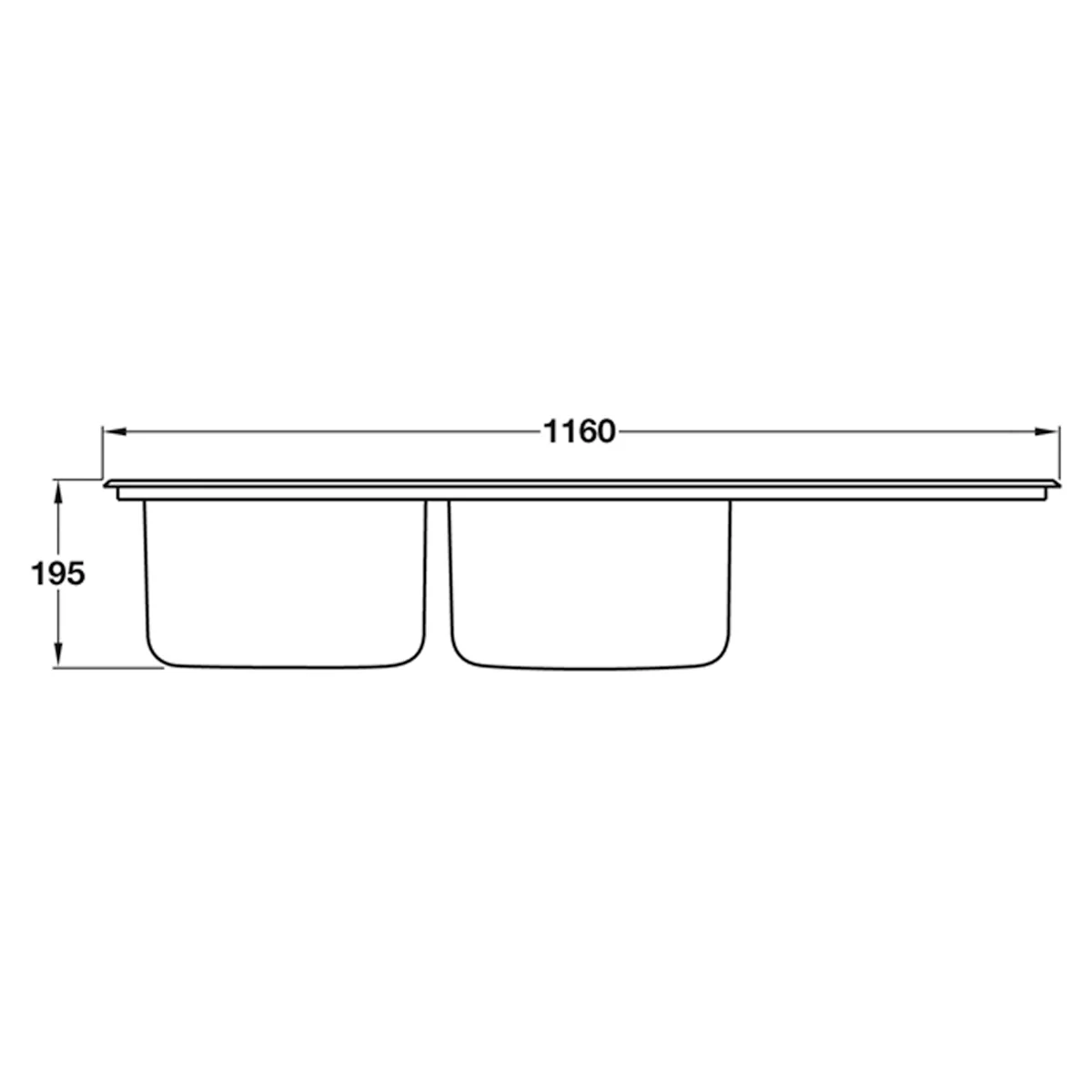 SMEG RIGAE LE116-2 2.0 SINK RH BSS - Image 2