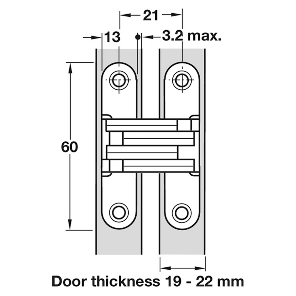 SOSS HINGE 204 19-22 ZA/BP-BP - Image 2