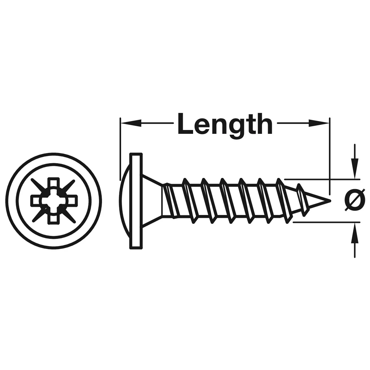 SPAX FLANGEHEAD SCREW B/ZP D3.5x25 - Image 2