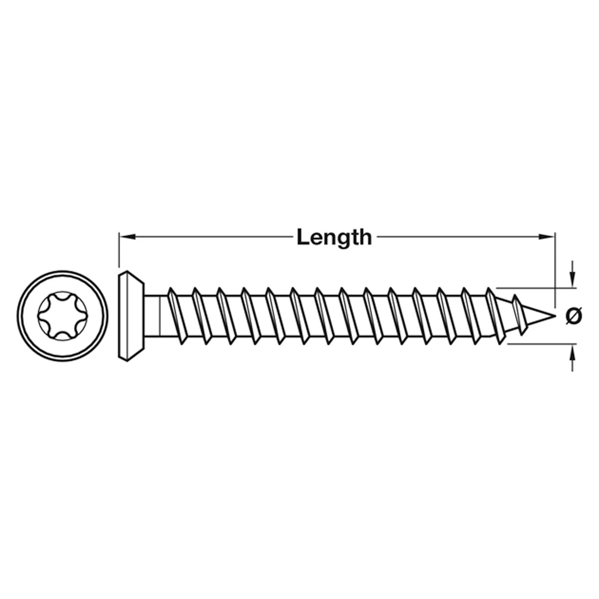 SPAX FRAME ANCHOR SCR D7.5x80 x100 - Image 2