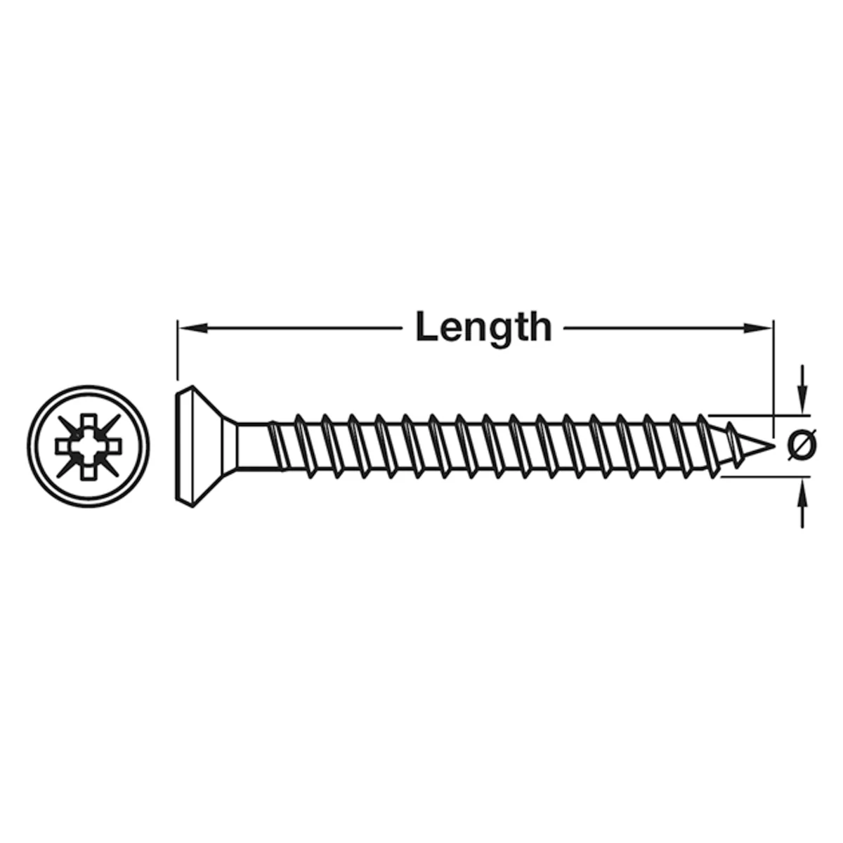 SPAX WIROX SCREW TS15 D3.5x25 x200 - Image 2