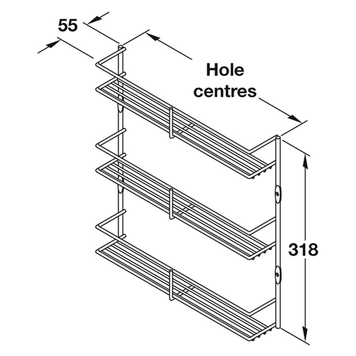 SPICE RACK LINEAR 3TIER 300 ST/PCP - Image 2