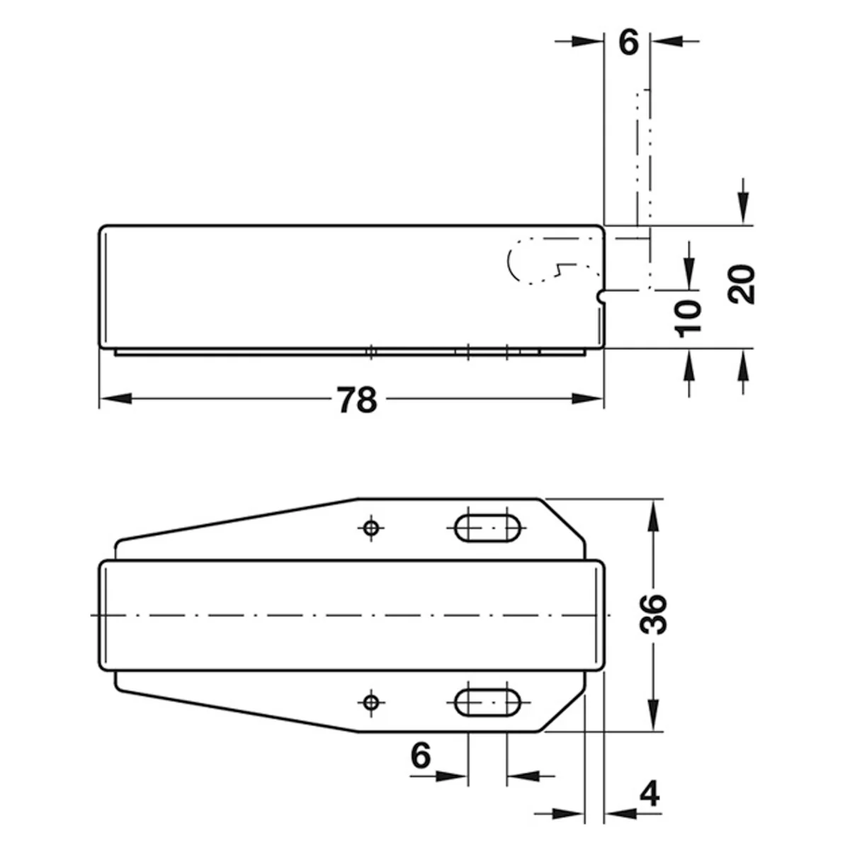SPRING CATCH TUTCH-LATCH ST/BR GLV - Image 2