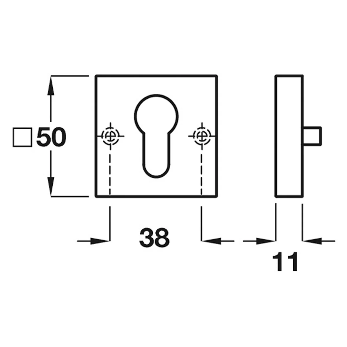 STARTEC ESC EURO KEYWAY 50x50 SSS - Image 2