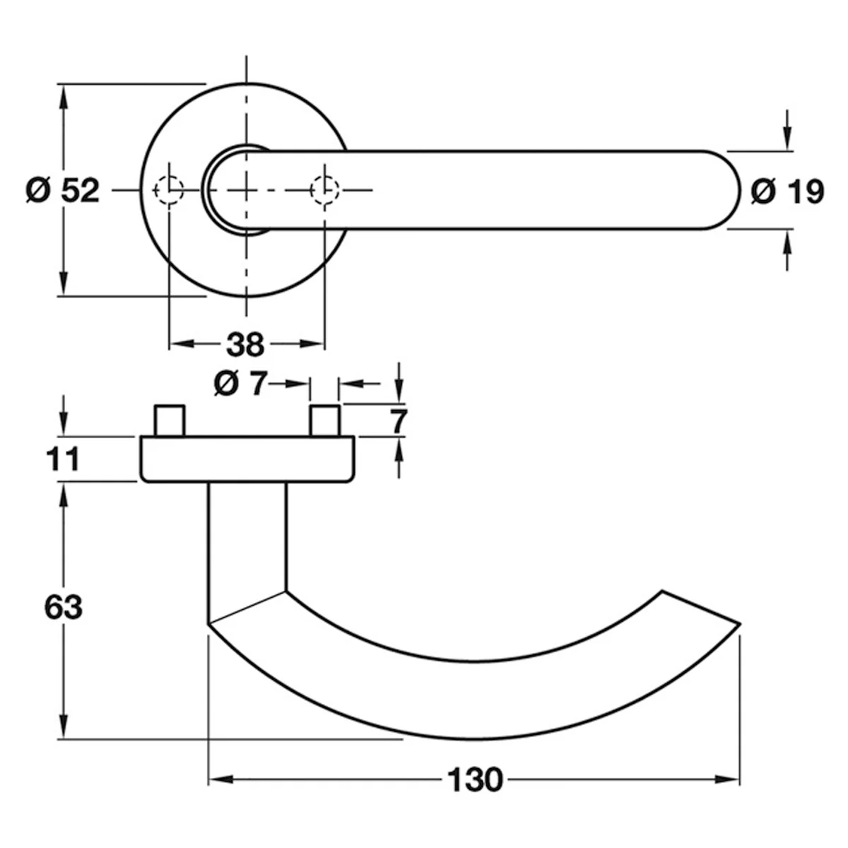 STARTEC GINO LHND D52x130 304SSS - Image 2