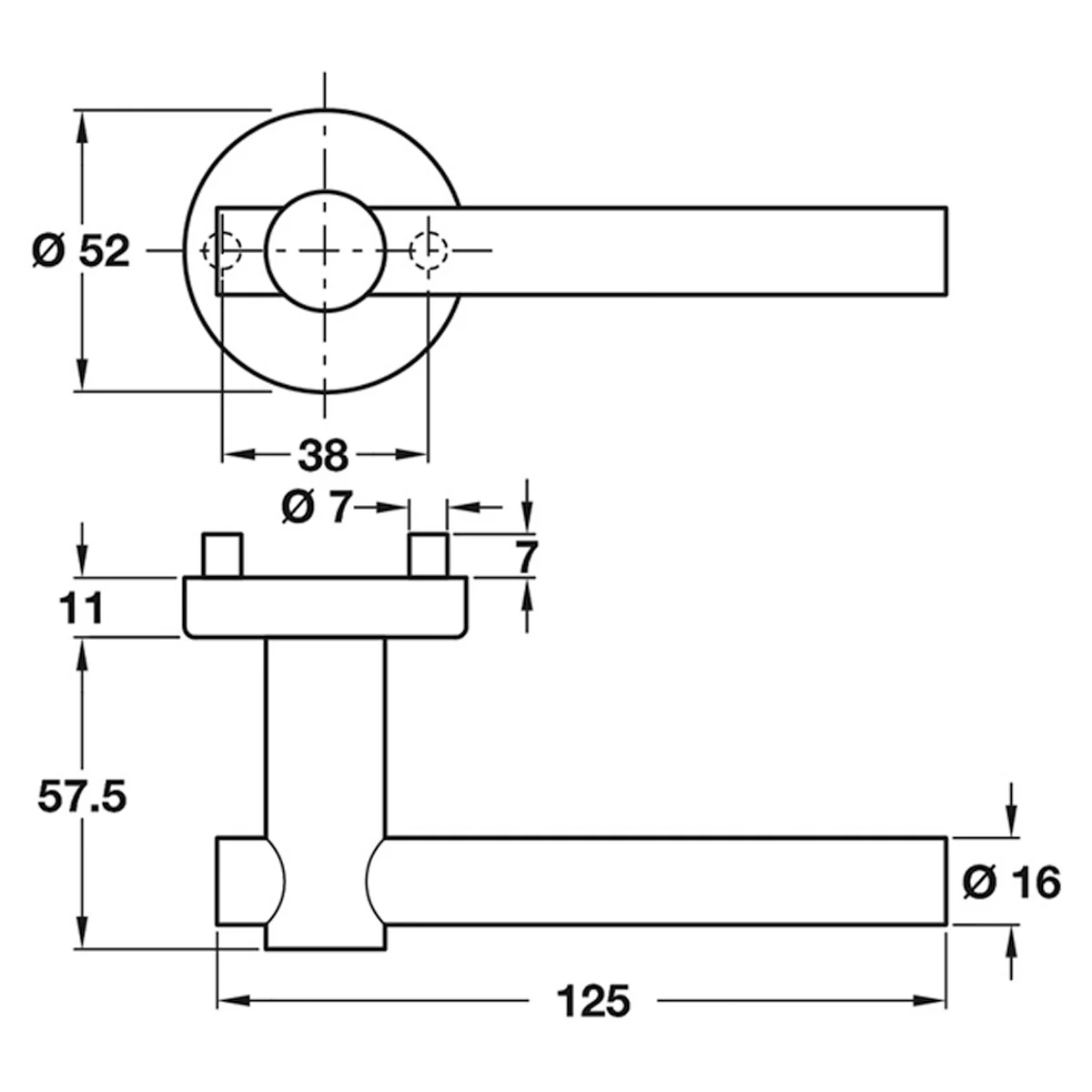 STARTEC GISELA LHND D52x135 304SSS - Image 2