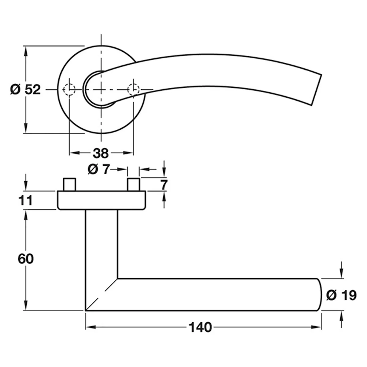 STARTEC PIPO LHND D52x140 304SSS - Image 2