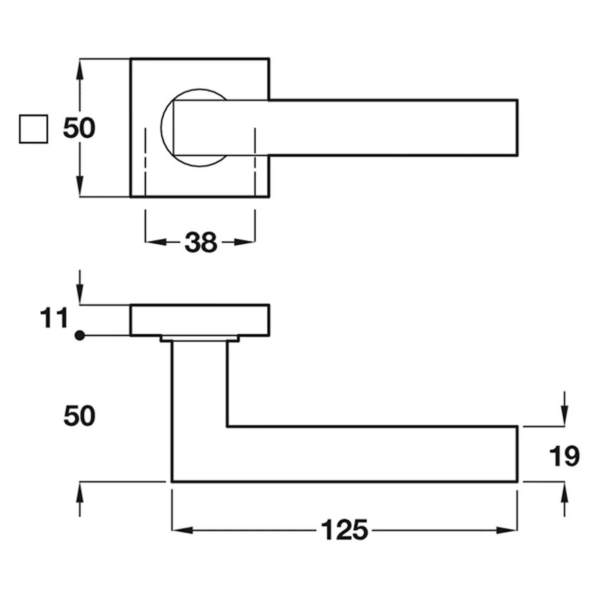 STARTEC TEC LHANDLE 50x125 304SSS - Image 2
