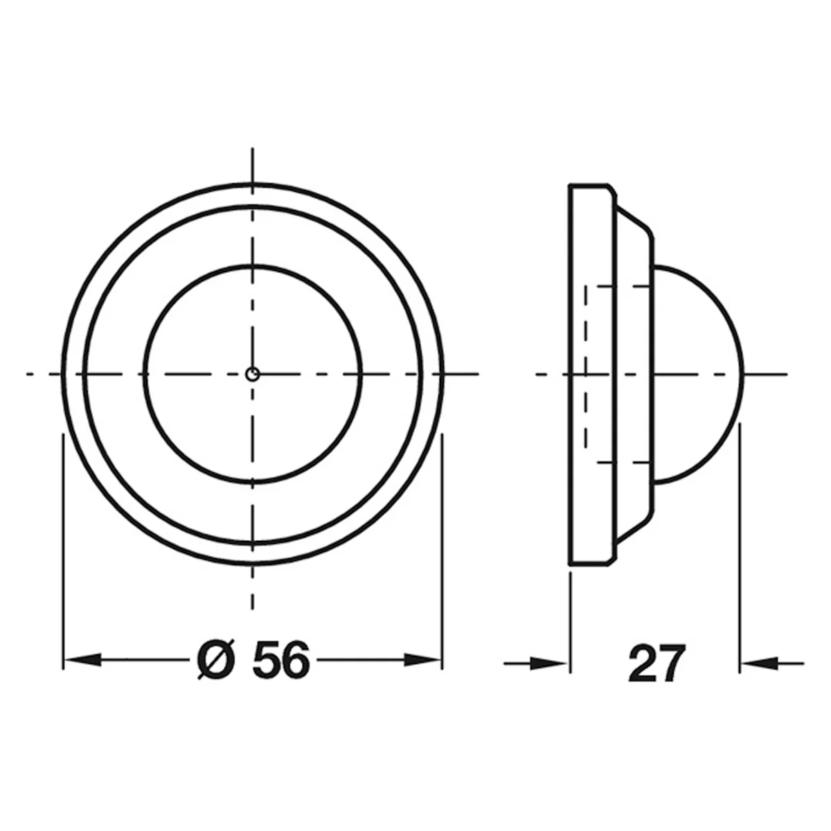 STARTEC WALL BUMPER D56x27 PBR - Image 2