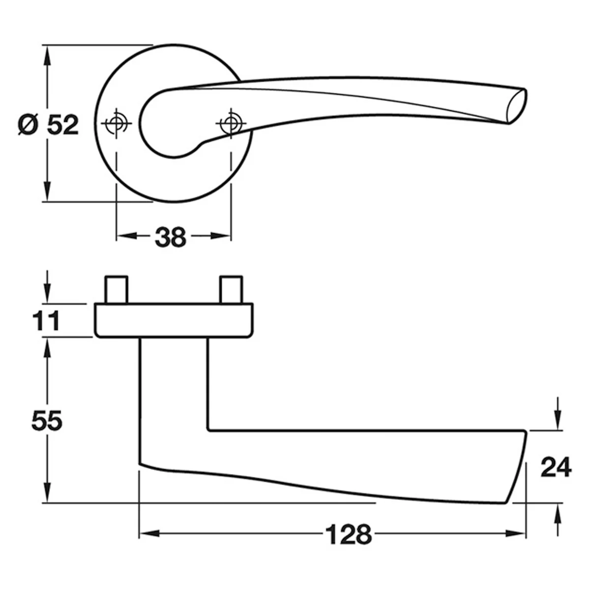 STARTEC WING LEVER HANDLE SD ST/SAT - Image 2