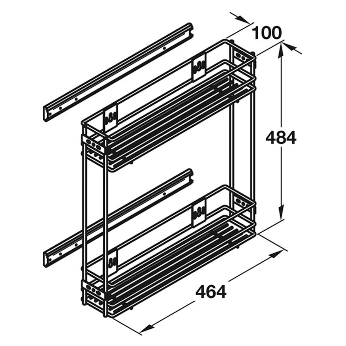 STORAGE PULLOUT UNIT 484 PCP - Image 2