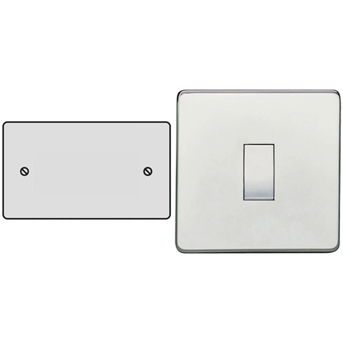 STR BLANKING PLATE DBL PCP