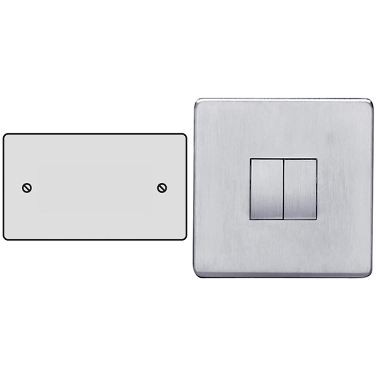 STR BLANKING PLATE DBL SCP