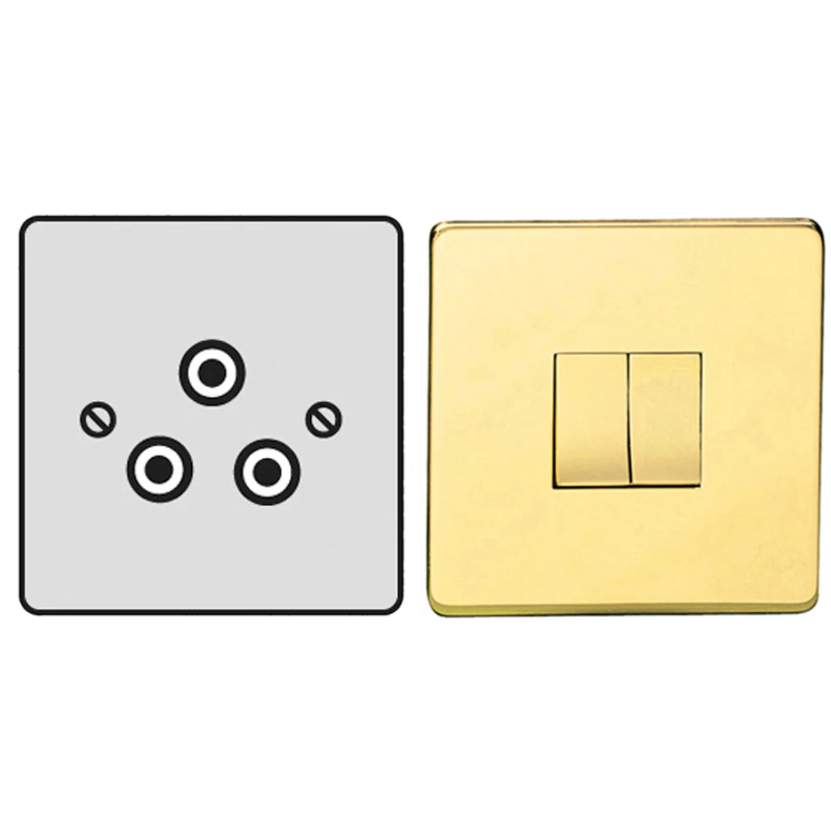 STR R/PIN SOCKET 5A 3PIN PBR/BLK