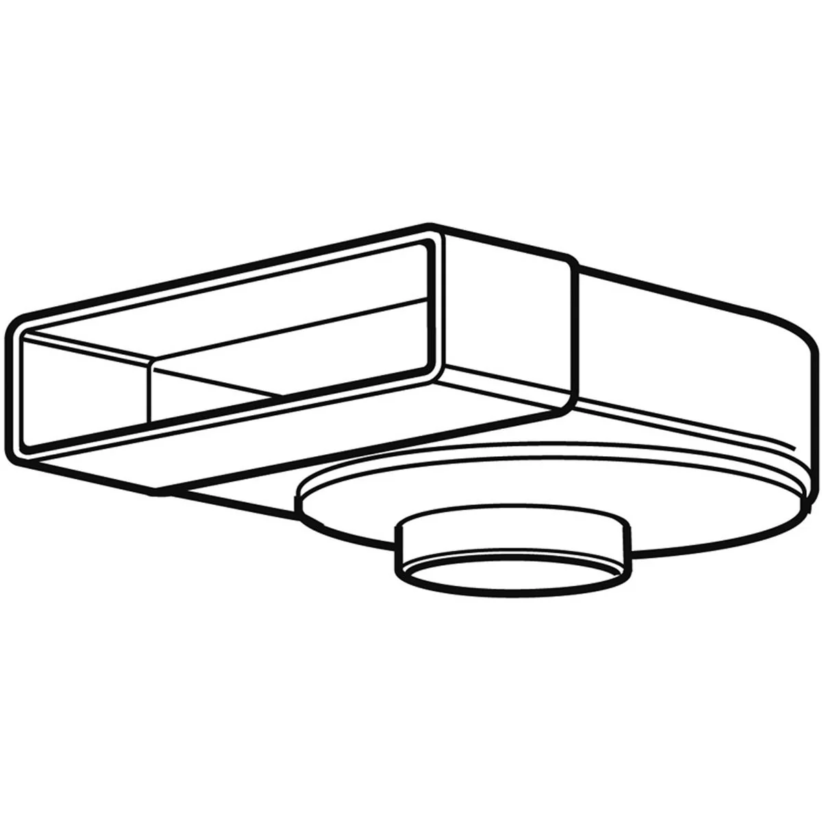 Supertube125 Elbow with Rotating Offset Spigot 100mm White