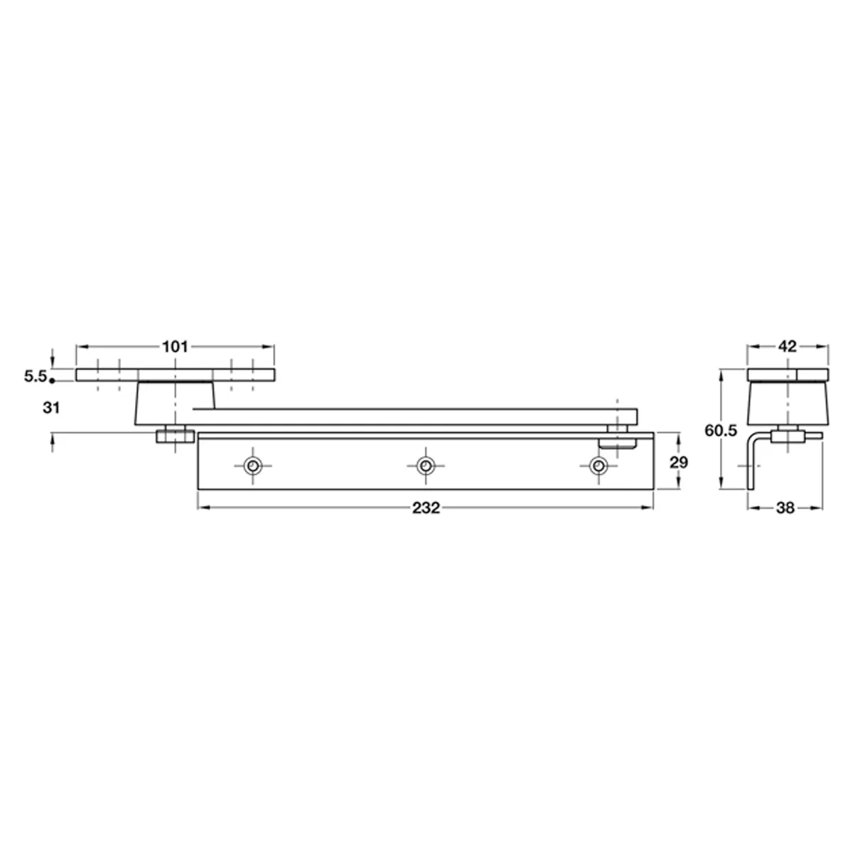 SURFACE OVERHEAD FRICTION STAY ZPS - Image 2