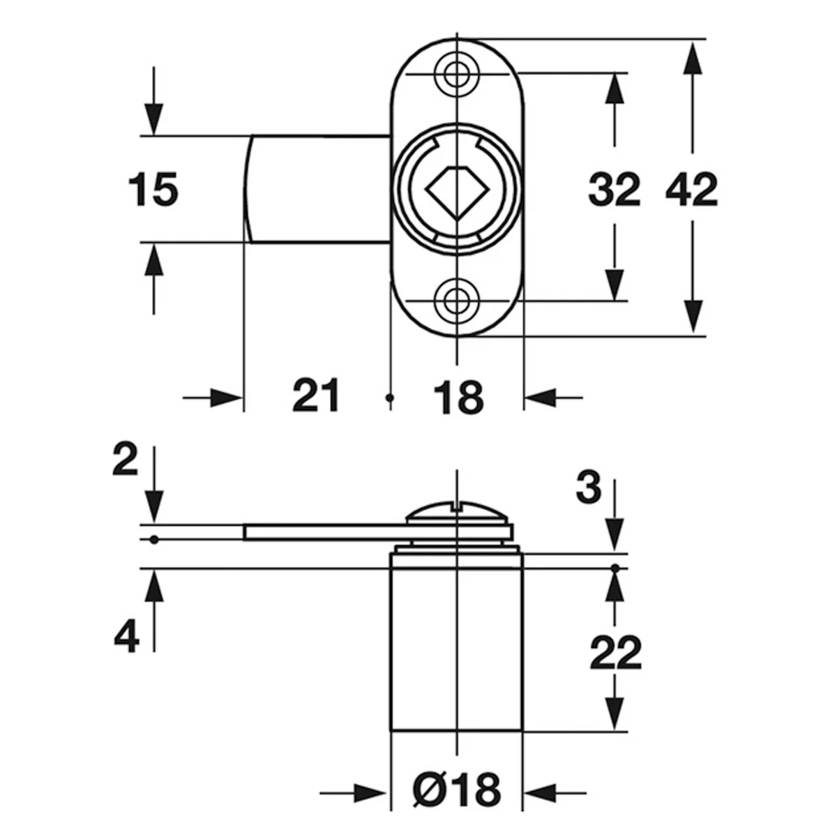 SY3K CAM LOCK CASE CW ZA/NP - Image 2