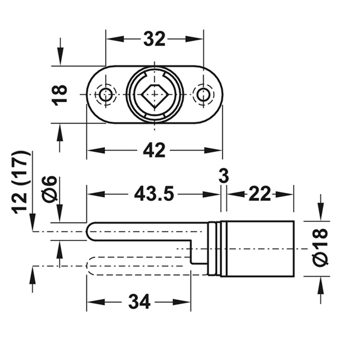 SY3K CENTRAL ROTARY LOCK TWIN 12TR - Image 2