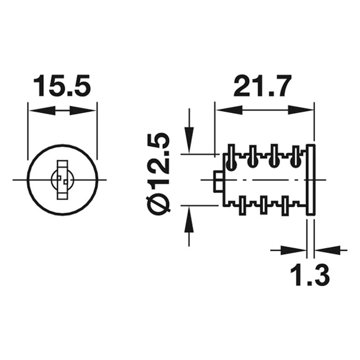 SY3K CYL CORE ALIKE 6PL D15.5 - Image 2